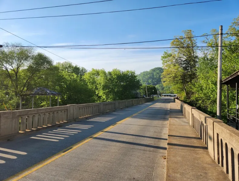 A road bridge — right-of-way for public and private infrastructure
